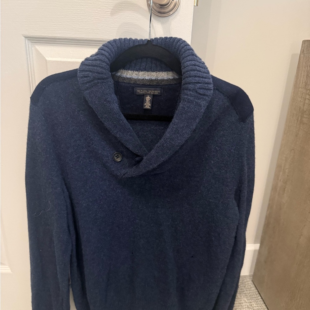 Banana Republic Navy Wool Sweater